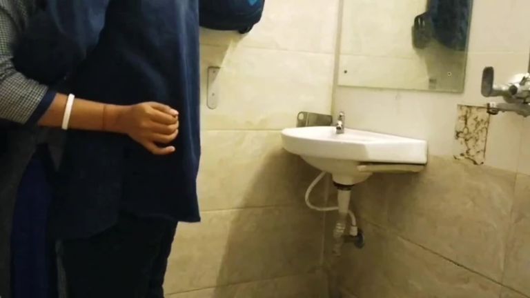 Indian College Student in H.o.d.'s Bathroom