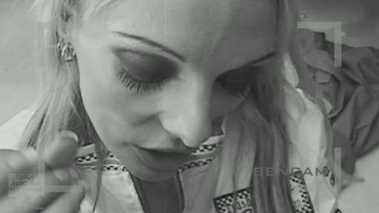Classic Vanessa and Stacey Fuck 3 Guys Over the Car
