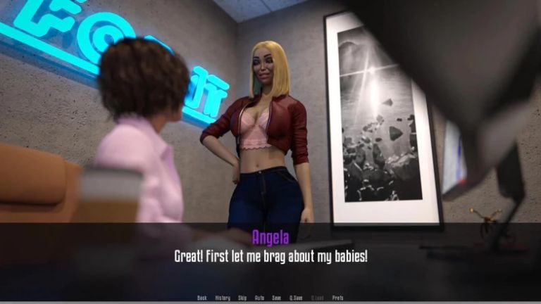 Anita's Internship - Gameplay - Roleplay - Lesbian - Fake Tits and Ass Tested by Anita