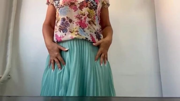 Busty Mature Stepmom Fingering Her Wet Pussy at Work