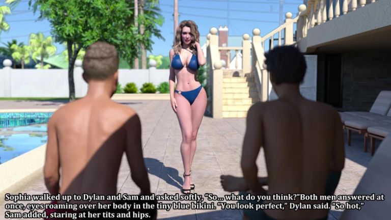 A Wife and Stepmother Real Fucking - Bikini Show Turn Wild Lead to Lewd Shopping Mall