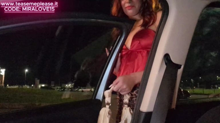 Cheating on My Husband with My Lover in the Parking lot, Creampie