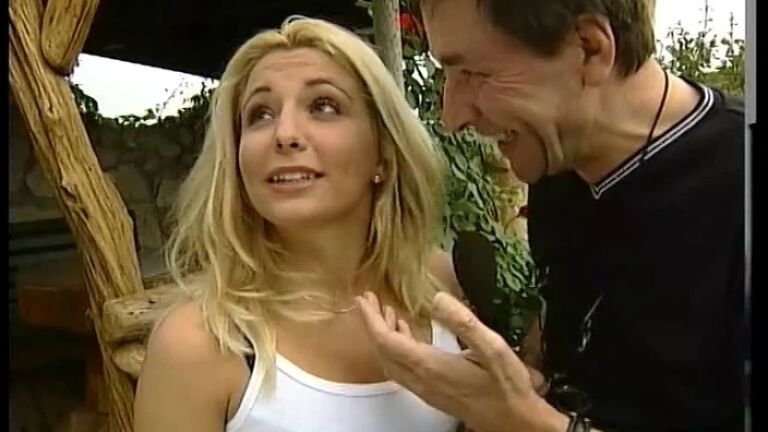 Blonde Thing Doesn't Understand That She Should Undress...