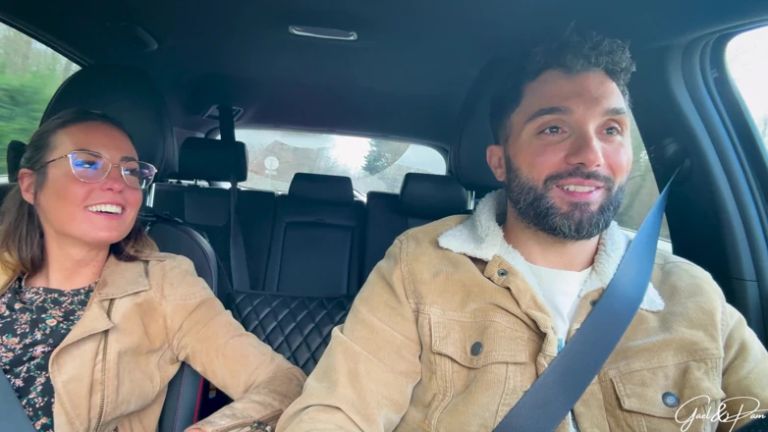 Lea Pam Suck Gael Marques Dick and He Fucks Her in the Car During Car Wash