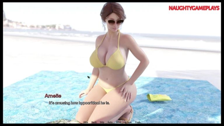 Heartproblems 35 by Xenorav - Horny Stepson Can't Stop Getting Hard Because of Sexy Stepmom in Bikini