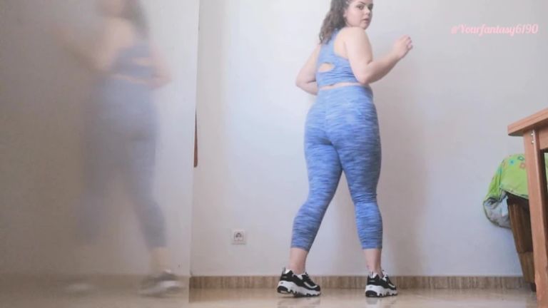 Workout in Tight Clothes