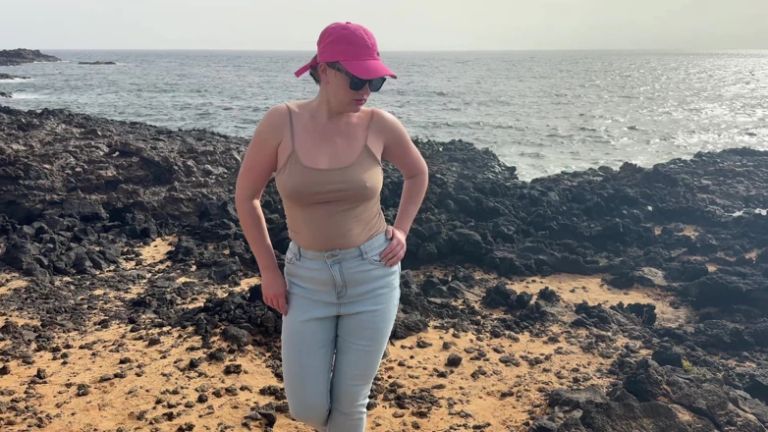 Beach Jeans Wetting - Sandy and Soaked