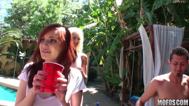 Real Slut Party - Trim Amia Miley Teases Phoenix Askani, J Jay & Michael with a Hot House Party Sex Tape