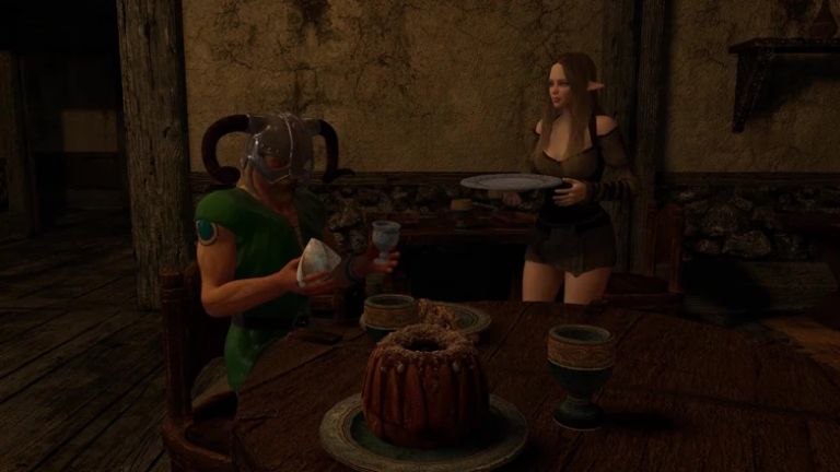 Dragonborn Pounding a Tavern Girl - Skyrim Parody