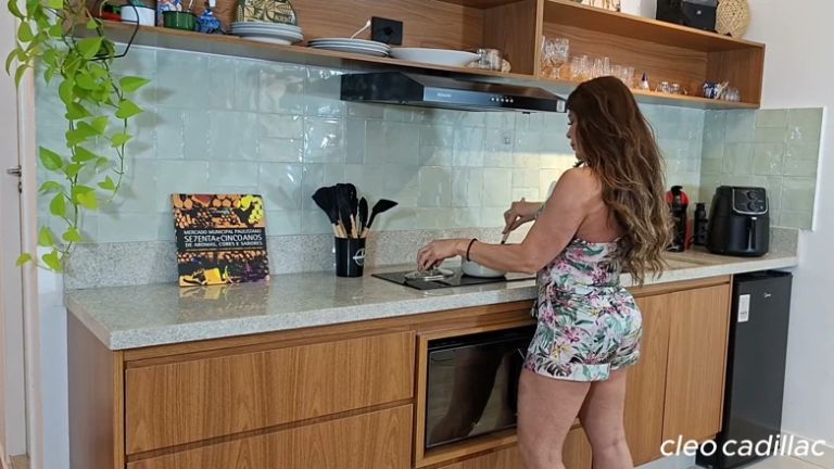 Husband as His Wife's Ass in the Kitchen