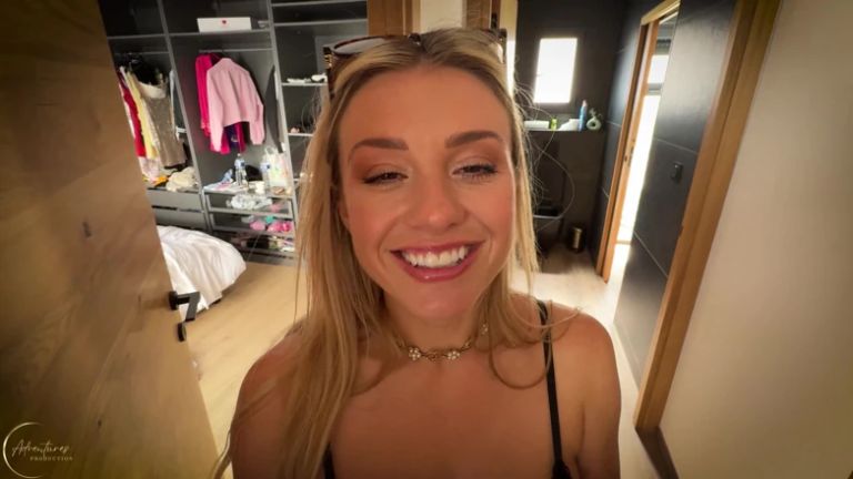 Alice Welcomes Me with a Sensual Blowjob (oral Cumshot)