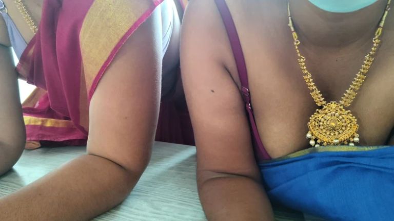 Hot and Cute Stepsisters Milky Breast