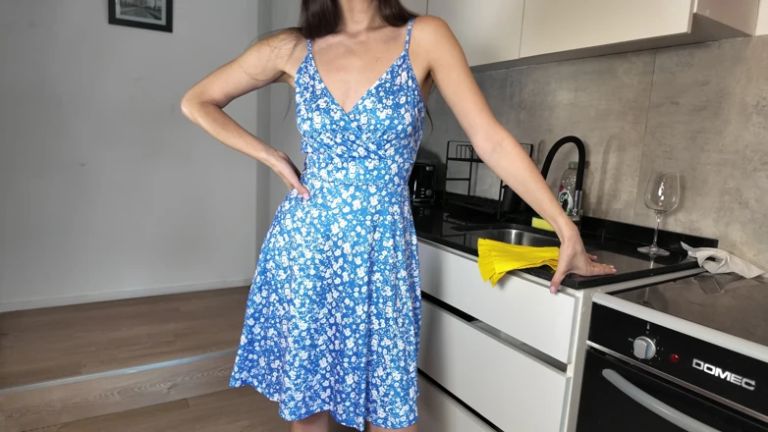 Stepmother Gets Unexpected Sex Right in the Kitchen.