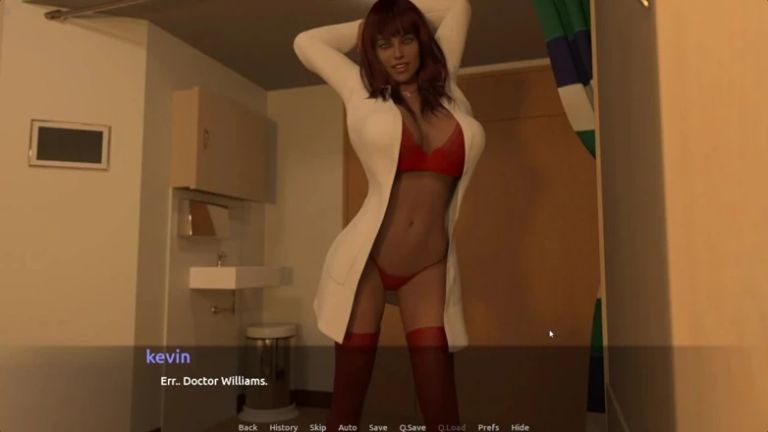 MILF Black Doctor Riding Patient Huge Cock Anal Sex in Hospital