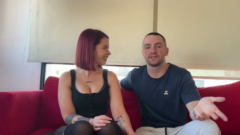 Behind the Scenes with Beautiful Natural Body Redhead Babe, Joha Bettina