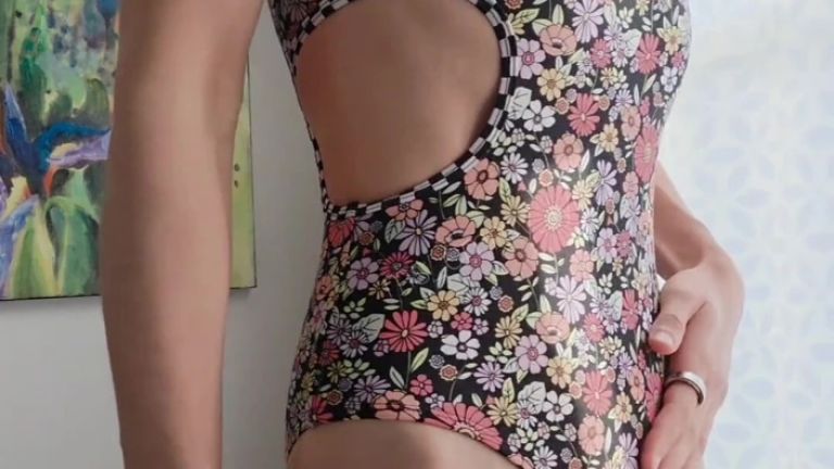 One Piece Swimsuit Try on Tease