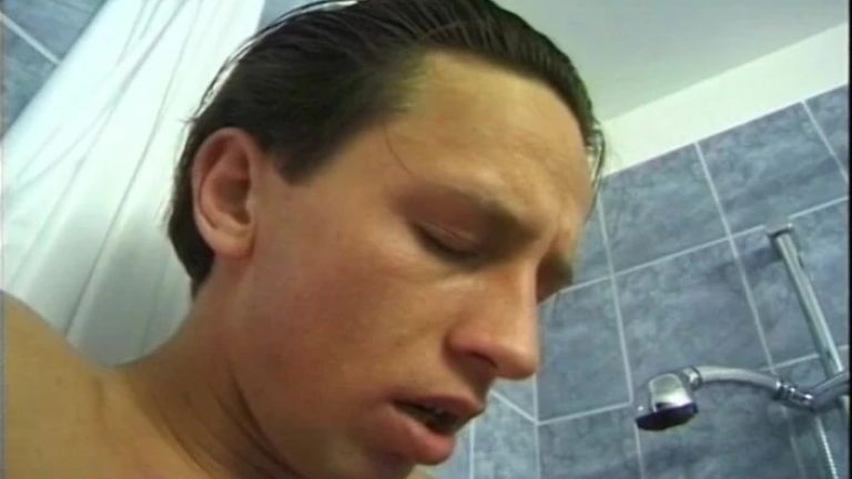 This German Babe Likes to Suck Cock in the Bathroom